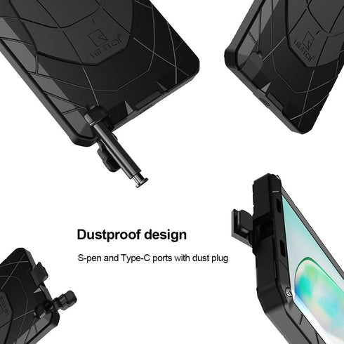 Feitenn Galaxy Note 10 Case Metal, Note 10 Case Heavy Duty, Gorilla Glass Cover Armor Aluminum Alloy Bumper Military Shockproof Hard Defender Outd...