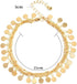 Boho Layered Disc Ankle Gold Sequins Ankle Bracelet Multilayer Tassel Ankle Chain Summer Beach Barefoot Sandals Chain Foot Jewelry for Women...