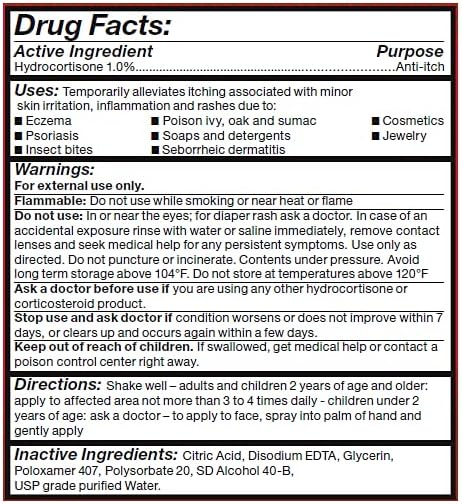NeilMed Anti Itch (Relief) Spray Hydrocortisone 1%, 3 Oz...