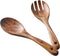 Muso Wood Acacia Salad Servers,10-inch,set of 2 (Acacia salad servers)...