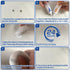Tile Repair Kit, Ceramic Tile Repair Kit(Cream), Ceramic Repair Kit, Ceramic Tile Repair Filler - Quickly Fix Tile Chips, Cracks and Holes. for Ce...