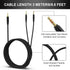 3m/9.8FT Replacement Upgrade Audio Cable Compatible with Beyerdynamic T1 II / T5P 2nd / T5 III Generation Headphones, 3.5mm and 6.35mm Adapter to ...