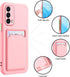 for OnePlus Nord N200 5G Case, N200 Phone Case with Minimalist Credit Card Holder Slot TPU Soft TPU Silicone Scratch-Resistant Card Slot Wallet Ca...