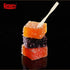 Gmark Bamboo Mini Forks 3.5 Inch 330pc - Bamboo Fruit Picks & Cocktail Forks for Appetizer, Dessert...
