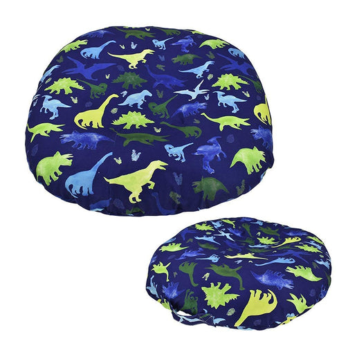 Dinosaur Lounger Cover - Blue, Breathable & Reusable Removable Slipcover for Newborn, Snugly Fit Baby Infant (Boy)...