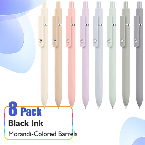 School Supplies Aesthetic Gel Pens, 0.5mm Fine Point Black Cute Pens Office Desk Accessories, Japanese Stationary Home Work Essentials Nurse Schoo...