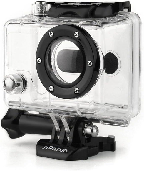 SOONSUN Replacement Waterproof Housing Case for GoPro HD Hero and HD Hero 2 Camera Underwater Protective Dive Housing Case...