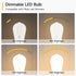 SHINESTAR 8-Pack Edison Bulbs, Warm White 2700K, E26 LED Bulb 60 Watt Equivalent, Dimmable Vintage Light Bulbs...