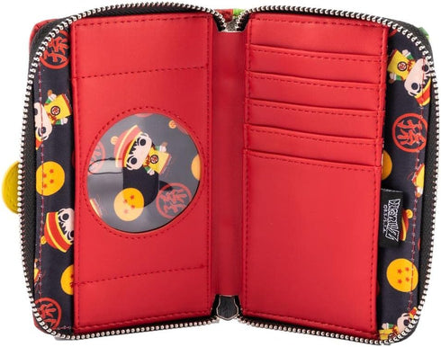 Loungefly POP Dragon Ball Z Saiyan Gohan Piccolo Faux Leather Wallet...