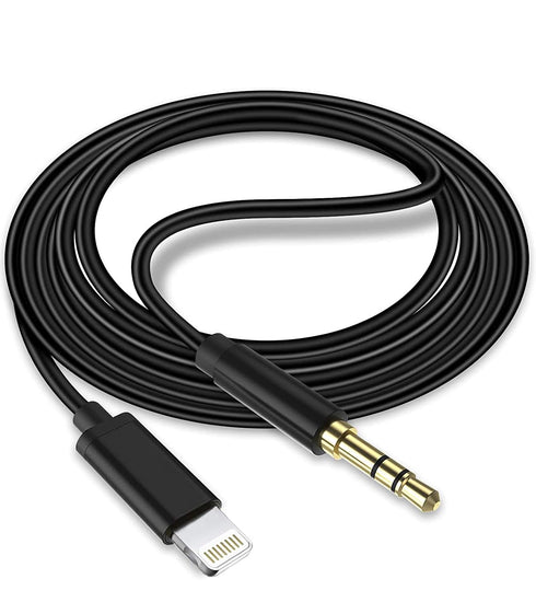 ?Apple MFi Certified? Lightning to 3.5mm Audio Cord, iPhone to Car Stereo AUX Cable Compatible with iPhone 14/13/12/11/XR/XS/X/8/7/6 Plus/SE 2, 3....