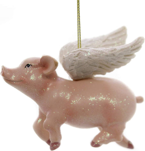 Kurt Adler Flying Pig Christmas Ornament...