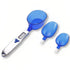 Yoidesu Digital Kitchen Scale, Electronic Gram Measuring Spoon, 500g/0.1g Blue Cute Digital Weight Scale Spoon with 3 Measuring Spoons for Portion...