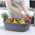 Cleaning Supplies Caddy Portable Shower Basket Supply Organizer with Handle Plastic Bucket Tool Storage for Bathroom, Bedroom, Kitchen, College Do...