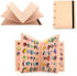 storage organizer collection books for shoe buckles charms pin accessories display (pink)...