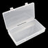 4 Pack Rectangular Clear Plastic Storage Containers Box with Hinged Lid for Beads and Other Small Craft Items (6.1 x 3.3 x 1.18 inch)...