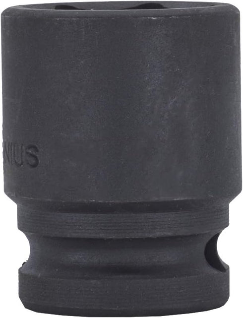 Genius Tools 444020 1/2" Dr. 20mm Cr-Mo Impact Socket...