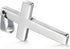 FIBO STEEL Stainless Steel Cross Pendant Chain Necklace for Men Women, 22-30 Inches...