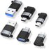 AreMe USB C Adapter (6 Pack), Micro USB Male to USB C Female, USB 3.0 Male to USB C Female, USB Type-C Male to USB 3.0 Female Converter Connector...
