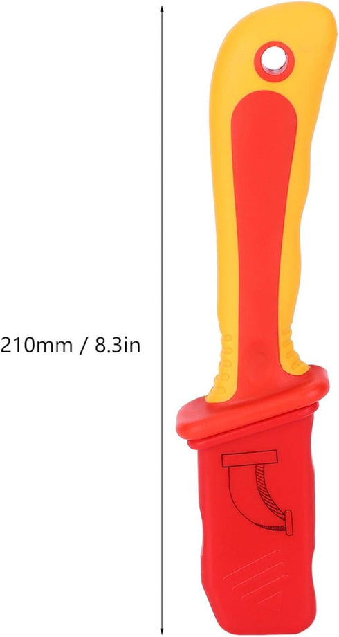 WALFRONT Dismantling Knife 1000V Insulation Electrician Knife Fast Strip Cable Stripper Cutter Wire Stripping Anti Magnetic Electrician Blades IEC...