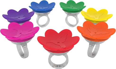 Hummingbird Ring Feeder (Orange) - Hand Feed Hummingbirds Right in Your Backyard. Get up Close and Personal with Nature. Proudly Made in The U.S.A...