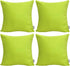 Thmyo 4-Pack 100% Cotton Comfortable Solid Decorative Throw Pillow Case, Square Cushion Cover Pillowcase Sublimation Blank Pillow Covers DIY Throw...