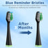 Replacement Toothbrush Heads for AquaSonic Duo Series, 5 White & 5 Black Brush Heads with Covers...