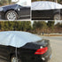 Ruiqas Half Car Cover UV Protection Dust Proof Car Cover Universal Fit Half Semi Car Protection Cover...