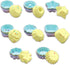 40PCS Silicone Cupcake Baking Cups Set Silicone Baking Cups For Baking, Including 8 Shapes Silicone Muffin Cups Cupcake Molds (Round, Square, Star...