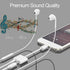 esbeecables Lightning to 3.5mm Headphone Audio & Charger Adapter...