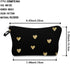 Deanfun Small Makeup Case - Cute and Waterproof Cosmetic Bag for Women(Heart D5-51356)...