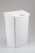Rubbermaid,White Dual-Action Swing Lid Trash Can, 11.25 Gallon, for Home/Kitchen/Bathroom/Garbage...