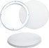 Fielect 8" Speaker Grill Cover White Speaker Grill Mesh Round SubWoofer Grille Car Speaker Grill Cover Guard Protector Replacement...