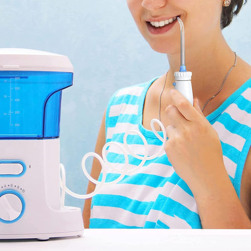 Oral Hygiene Accessories Water Hose Plastic Handle Compatible for Waterpik Oral Irrigator Wp-100 WP-900, Pack of 1 Handle/Hose...