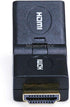 Monoprice HDMI Port Saver Adapter - Male to Female, Swiveling, Up to 90 Degrees Adjustment, Gold Plated, 3 Inches, Black...