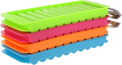 4 Plastic Ice Tube Making Trays for Water Bottles - 2pc Sets...