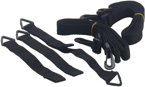 5Pcs Fixed Straps for Large Outdoor Umbrella, Wind Protection Fixed Band Wind Lock for Outdoor Garden Cantilever Parasols Adjustable Black...