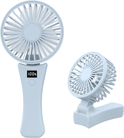 Portable Handheld Fan, 1200mAh Portable Fan Rechargeable, Electric Fan for Travel Office Room...
