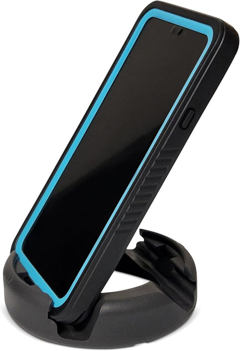 GoDonut Plus+ Phone Stand - Portable Mount Accessory - Charging Port Access - Compatible with Tablet, iPhone & Most Smartphones - Black...