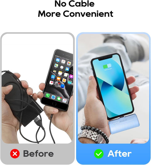 Kuulaa Portabl Charger Power-Bank 4500mAh Mini Ultra Compact Portable Phone Charger Battery Pack for iPhone (Blue)......