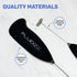 FLUIDIZE Handheld Milk Frother - Elevate Your Coffee Game! Perfect Froth for Lattes, Cappuccinos, and More - Cordless and Stylish Design - Dishwas...