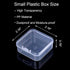 Bead Organizer Box, 28Pcs Small Clear Plastic Storage Containers, 1 Large Craft Organizer Box, 1 Sheet Label, Mini Parts Storage Solution for Bead...