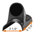 GlowShift Universal Black Single Pillar Gauge Pod - Fits Any Make/Model - ABS Plastic - Mounts (1) 2-1/16" (52mm) Gauge to Vehicle's A-Pillar...