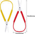 Loop Colorful Grip Scissors Loop Handle Self-Opening Adaptive Cutting Scissors for Children and Adults Special Needs, 8 Inches(Yellow, Red, Blue,6...