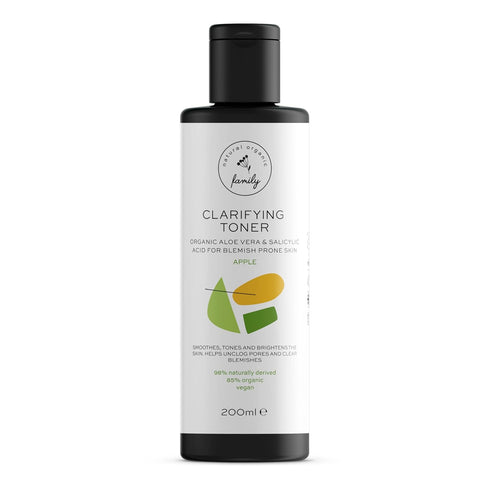 Clarifying Toner for Face - Salicylic Acid Toner - Spot and Oil Control, Cruelty-Free Skincare by The Natural and Organic Family - 7.04 oz...