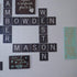 5 Inch Scrabble Letters Stencil for Painting on Wood Laser Cut Painting Stencil for Family Names& DIY Projects,Home Décor...