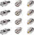 Cctv4Less BNC Male to RCA Female Adapter – Straight Connector for CCTV, Security Camera, Coaxial RG6, TV & Satellite (10)...