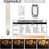 XININSUN T10 Led Bulbs,Long Tubular Led Light Bulbs, E26 Dimmable Tubular Bulb,Equivalent 75 Watt, E26 Edison Style Vintage LED Filament Light Bul...