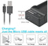 Kastar Slim USB Charger for Sony Cybershot DSC-HX5V, DSC-HX9V, DSC-W30, DSC-W35, DSC-W50, DSC-W55, DSC-W70, DSC-W80, DSC-W290, DSC-H10, H20, H50, ...