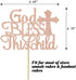 God Bless this Children Cake Topper, Rose Gold Glitter Baptism Cake Toppers for Girl Boy Christening, First Communion Baby Shower - Handmade (6.7'...