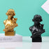 LCCCK 6" H Black Greek Mythology Bust Statue, Resin Aphrodite Statue and Sculpture for Coquette Room Decor, Dark Academia Room Decor, Bookshelves,...